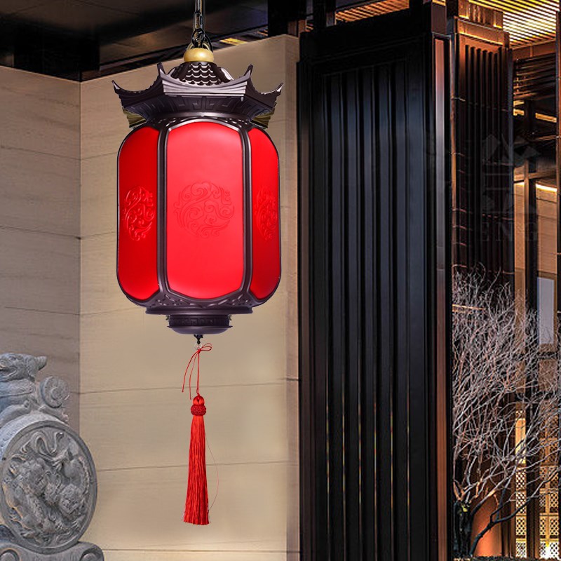 中式户外吊灯别墅酒店公花园葡萄架凉亭阳光N房防水长走廊大门灯