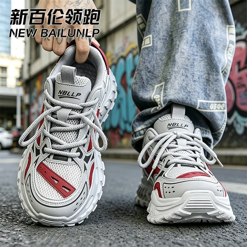 新百伦领跑厚底网面轮胎底运动鞋