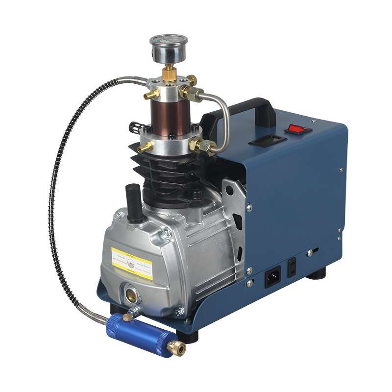 电动高压打气机30mpa 40mpa充气泵4500psi 220V/110V单缸水冷循环