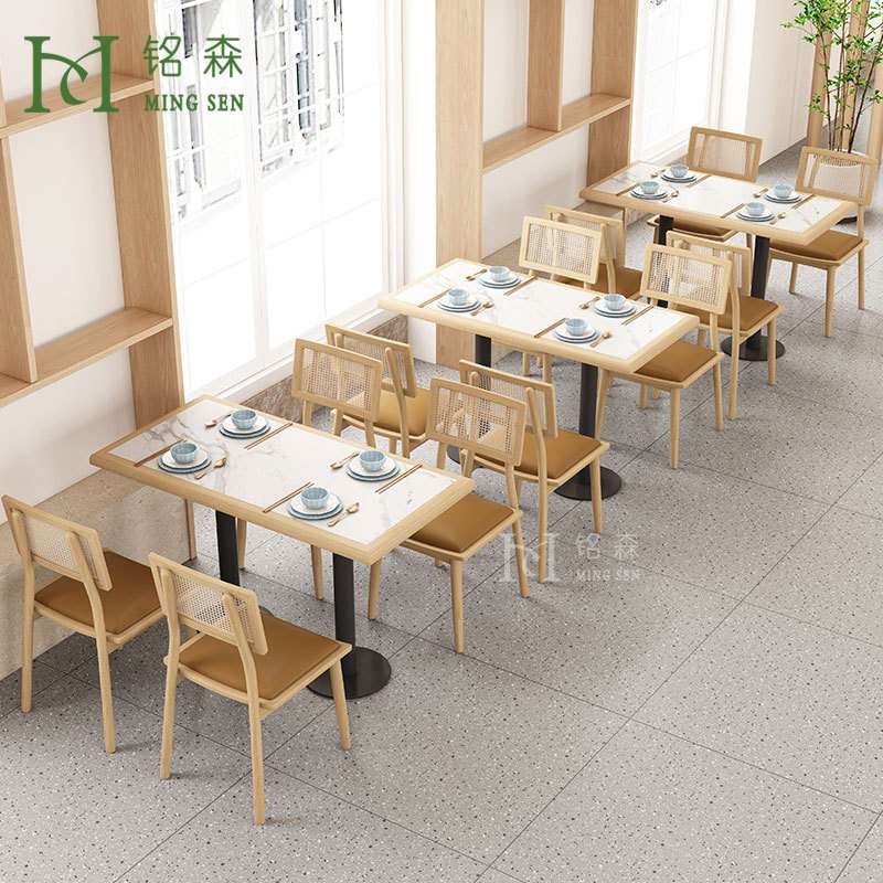 设计师民宿酒店公寓东南亚实木编藤椅主题西餐厅卡座沙发餐饮家具