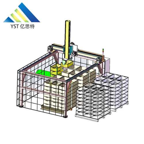 龙门桁架机械手 双托盘自动化上下料搬运堆垛码垛机桁架式机械手