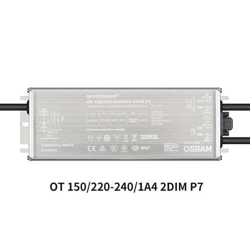 OSRAM驱动1-10V调光电源欧司朗100WLED投光灯NFC恒流户外防水电源