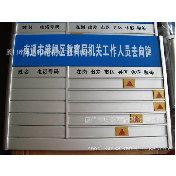 空白铝合金标牌 去向牌 科室牌 楼层牌指示牌 导向牌