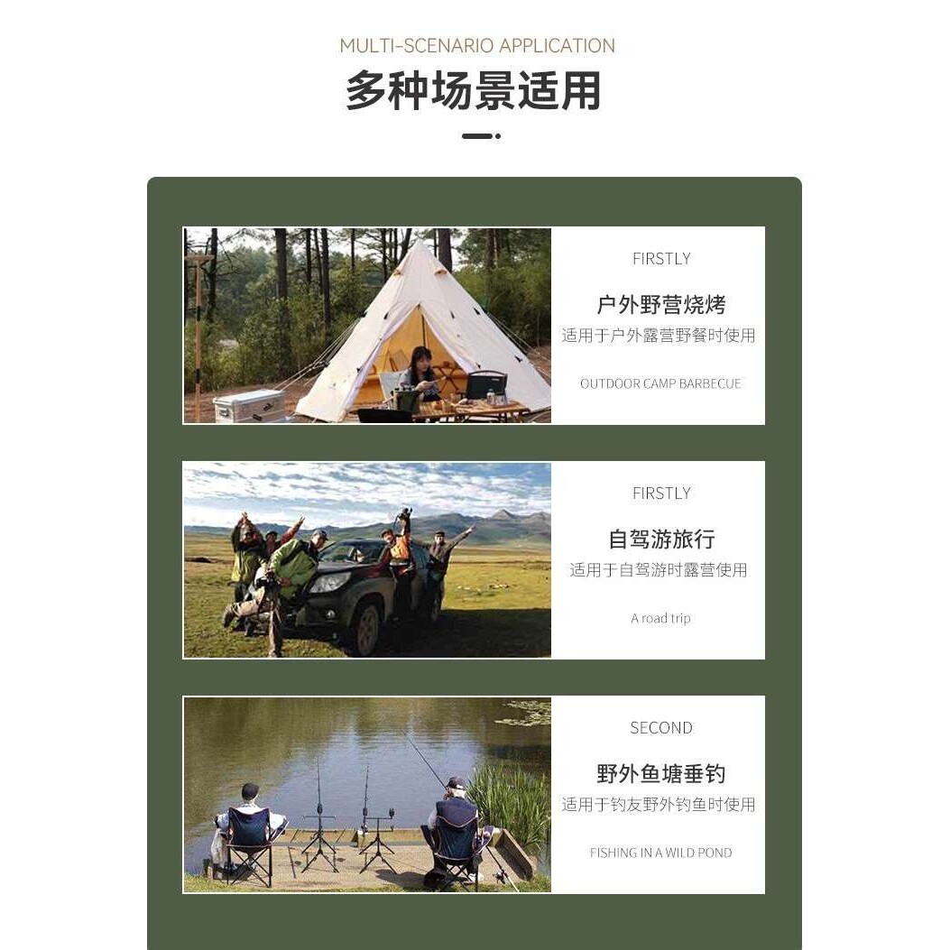 海达椅弹簧椅户外折叠椅子便携钢管单人椅露营圆管克米特椅靠背凳