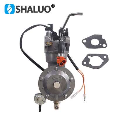 9HP 177F GX270 LPG发电机双燃料化油器LPG手动节气门3KW P21-LPG