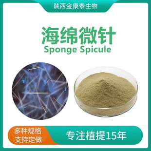 海绵提取物 海绵骨针70% 水解海绵微针 Sponge Spicule 海藻矽针