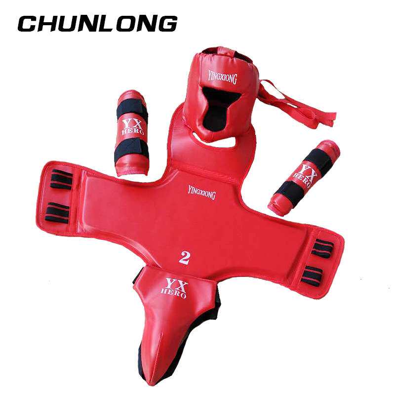 散打护具套装成人儿童搏击全套格斗拳击实战训练四五六件套