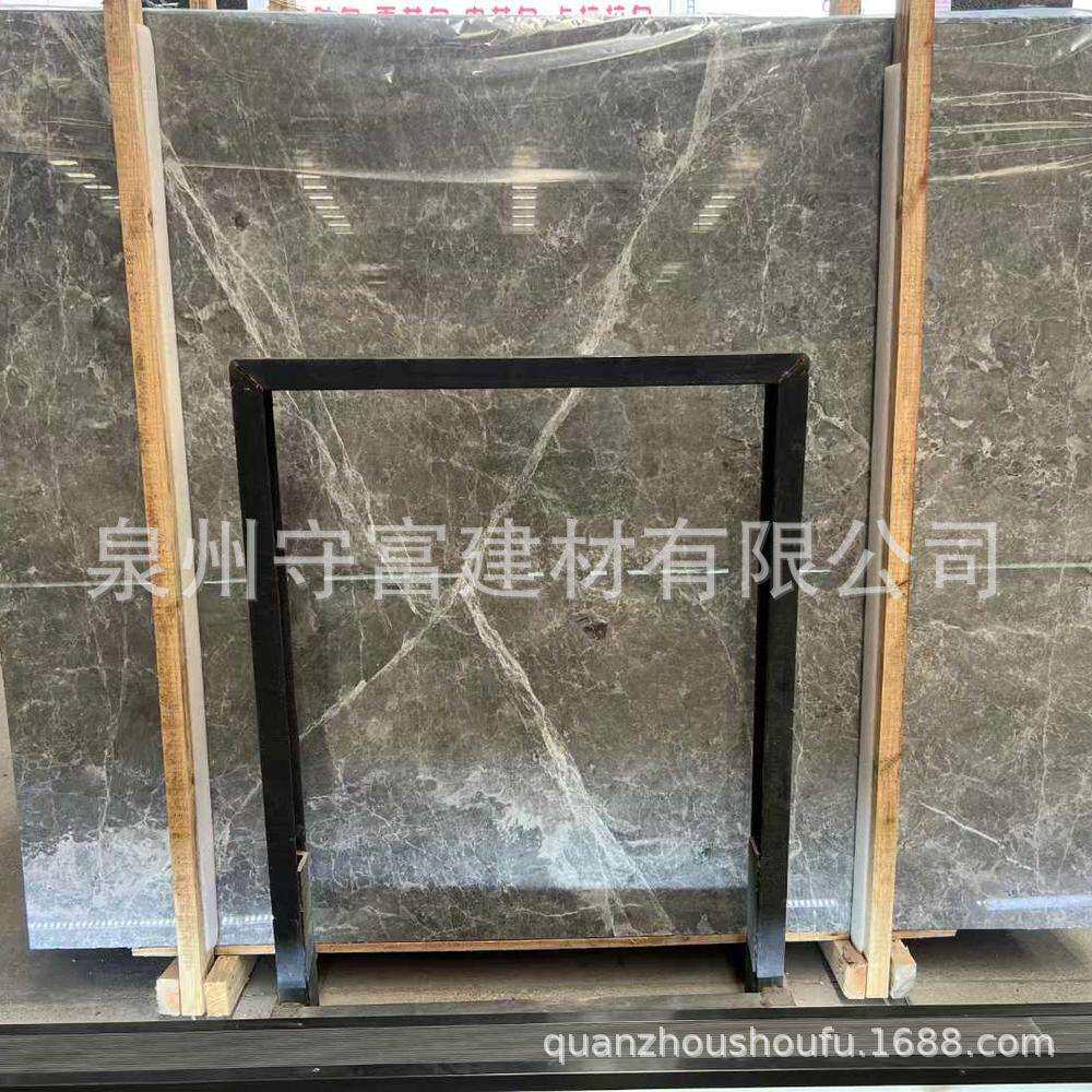 银貂石材爱马士灰大理石 天然家装室内楼梯大理石台阶石踏步石