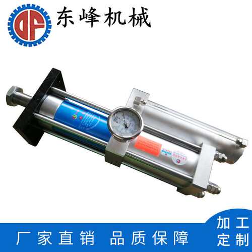厂家供应压力行程可调型低噪音气液增压缸 液压油缸液压系统