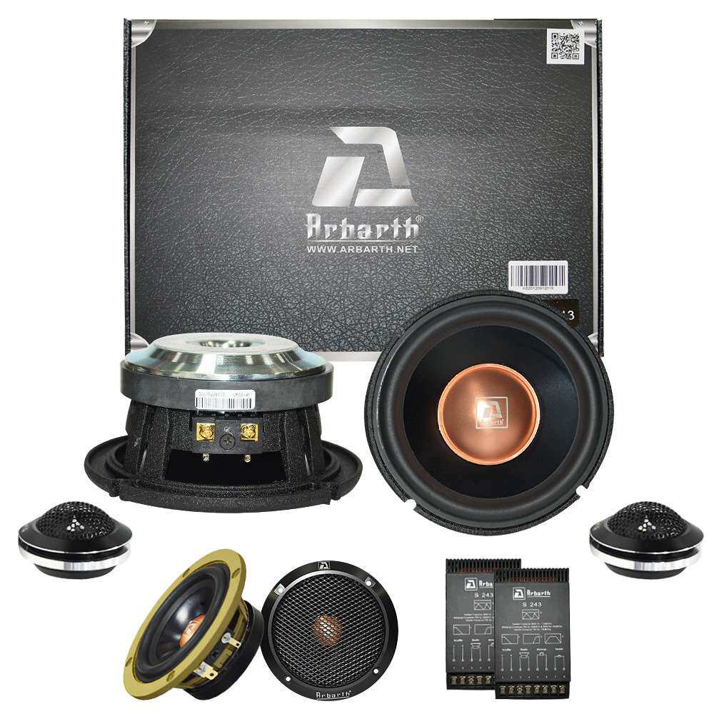 汽车音响6.5寸三分频汽车改装套装喇叭车载音响改装扬声器的纯低