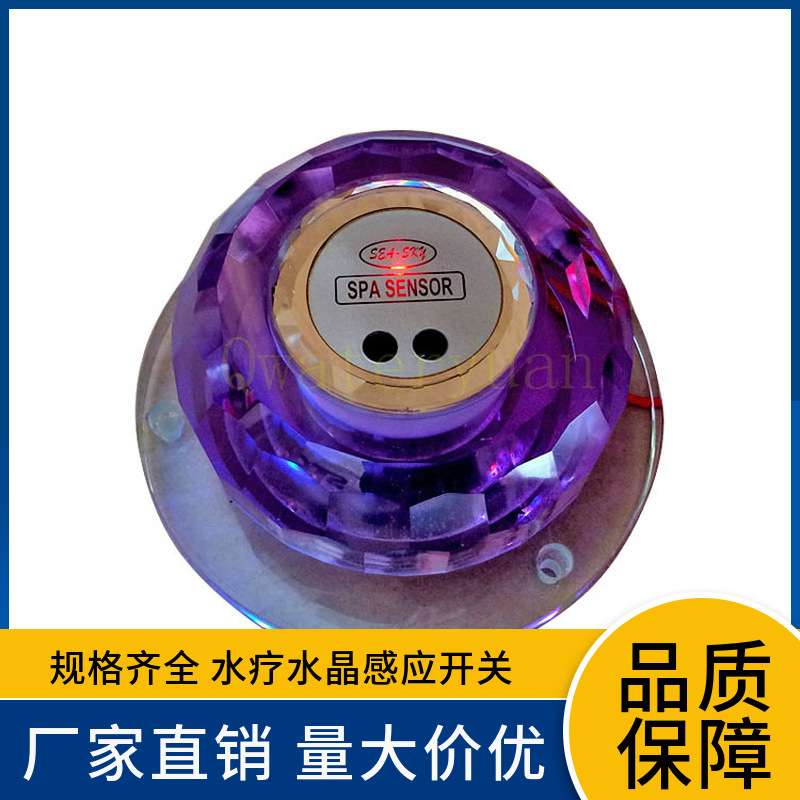 厂家 水疗感应控开关延时水晶感应开关泳池配件触摸感应开关套