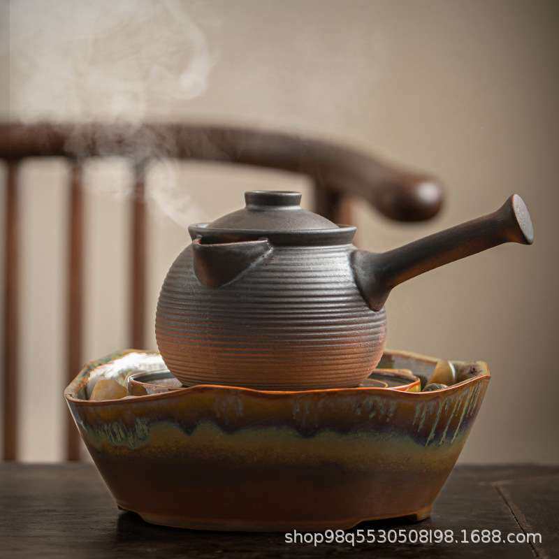 瓷耕堂围炉煮茶家用室内烤红薯静音电陶炉煮茶器碳烤煮茶壶