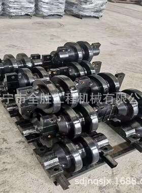 供应日KH125履带吊支重轮 履带板底盘配件 引导轮 履带板