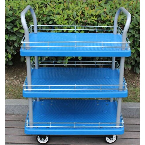 XFXS三层推车拖车拉车搬运车工具车 大号90*60小号73*47 兴锋脚轮