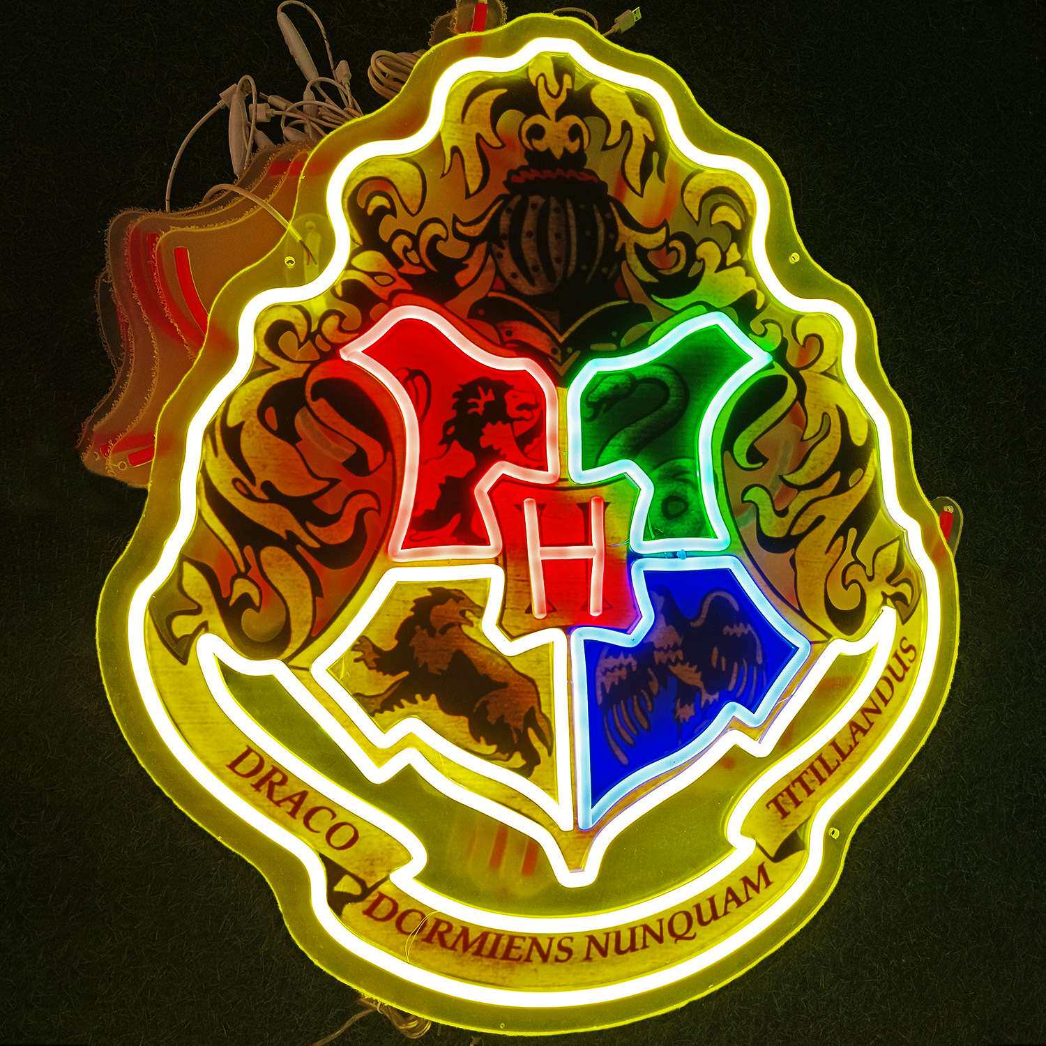 亚马逊led霓虹灯招牌发光字创意造型字母装饰灯UV亚克力霓虹灯