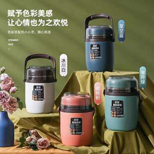 2.0L营养焖烧提锅304不锈钢带餐具上班族真空保温饭盒多层网红