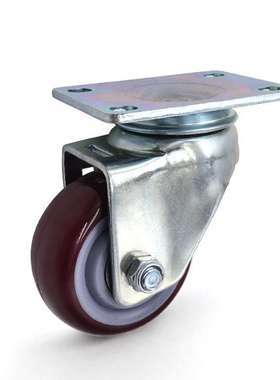 SK6-Z75108P工业脚轮3寸平底万向轮移动活动轮子高座超重型脚轮批