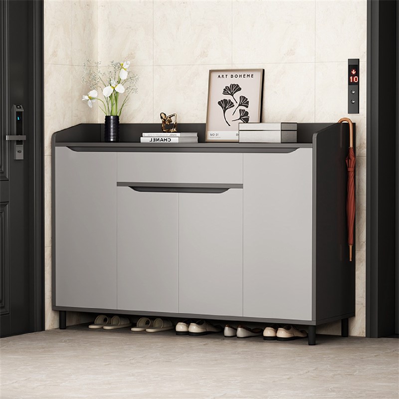 鞋柜家用门口室内入n户门一体柜室外放带门走廊分层大容量玄关柜