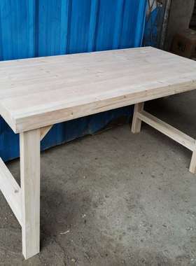 IL书桌实木复古电脑桌椅组合写字台办公桌工作台原木长餐桌直销M0