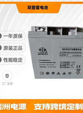 双登蓄电池6-GFM-17 直流屏 12v17AH 监控设备 太阳能发电设备
