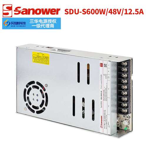 厂家直销现货LRS/SDU-S600W 48V超薄平板开关电源 低压转换器