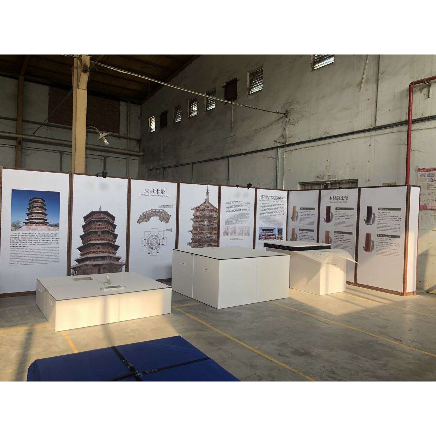 展会博物馆文化宫文物科技馆展厅展品设计制作铝制展示架鑫淼展览