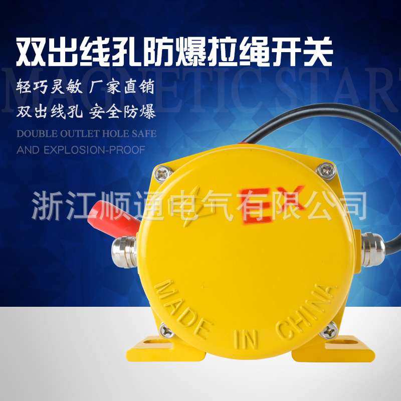 BKLT2-I双出线孔防爆拉绳开关 双向急停拉绳开关手动防爆拉线开关,玩具/童车/益智/积木/模型,遥控车升级件/零配件,淘宝优惠券,粉丝福利购,淘宝优惠卷