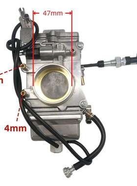 HSR48mm赛车化油器 48-2 HSR 42-6265 482X 14-2037抛光  404-118