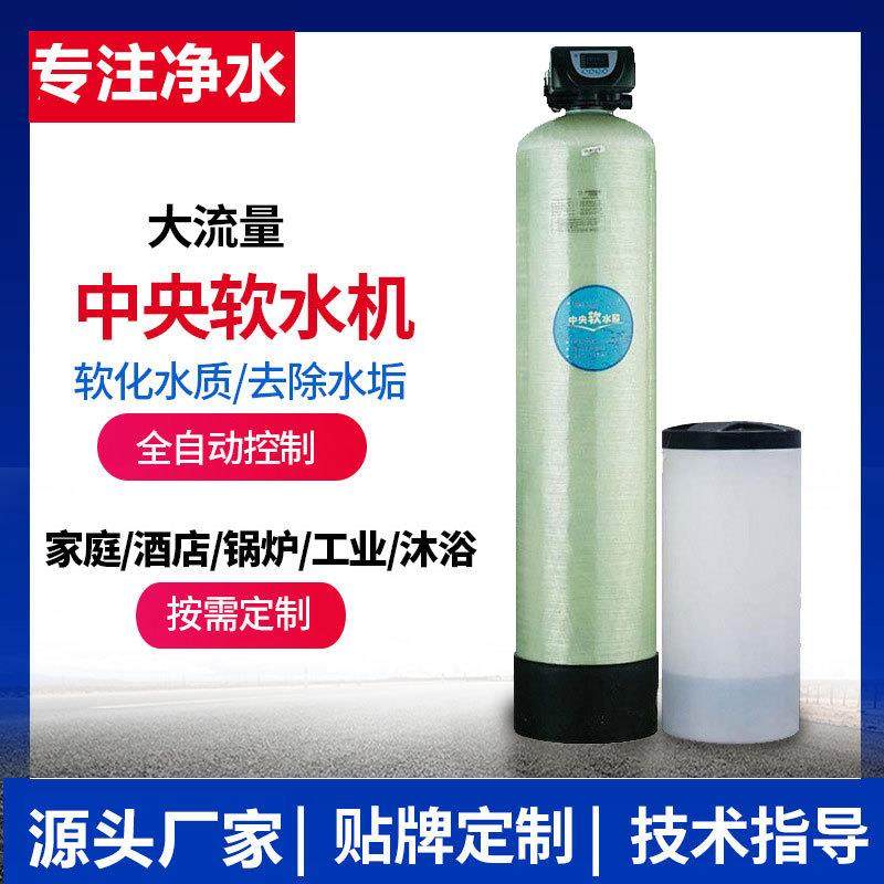软水机锅炉软水过滤设备去除水垢钙镁离子软化树脂阻垢软水处理器