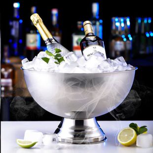 冰桶冰盆不锈钢桶冰块治酒吧大号啤酒冰粒镇的冰酒香槟大宾红酒冰