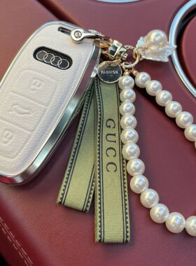 适用7q款 于奥迪a3钥匙85l23a4l套壳a真皮全包 a6    a专用l女款