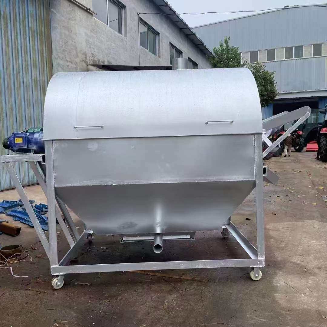 电加热辣椒炒货机商用炒瓜子花生炒栗子机器电磁滚筒全自动小型