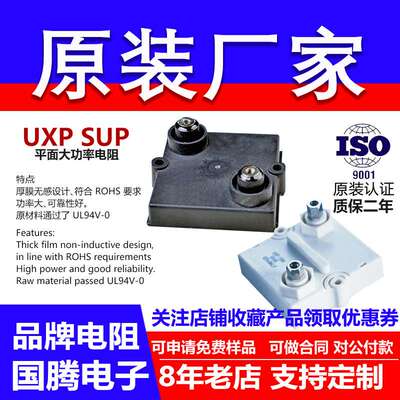 SUP UXP大功率厚膜无感电阻预充滤波高压负载250W300W600W800W 欧