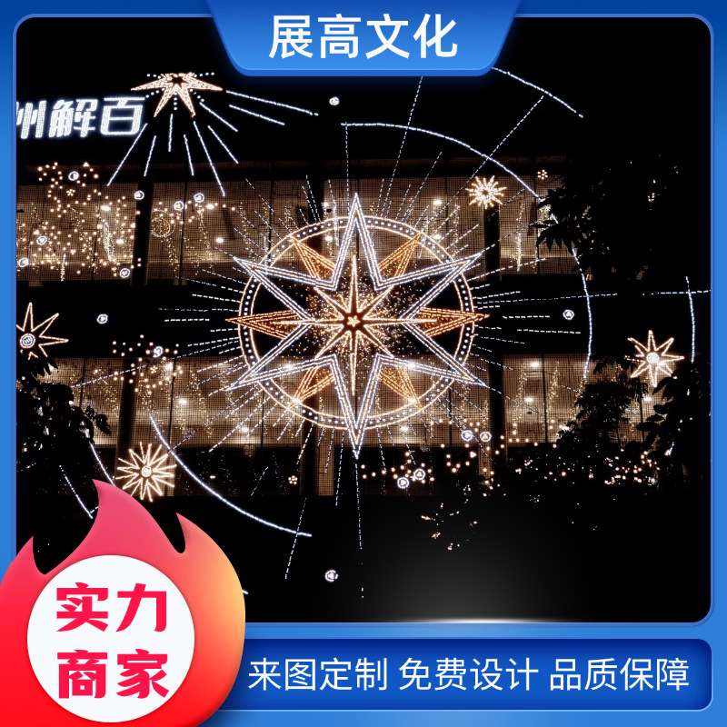 幕墙灯饰画 户外防水挂网LED彩虹管霓虹灯动态星光装饰灯饰画厂家