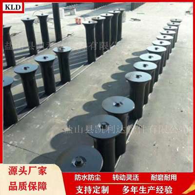 DTII型摩擦托辊组 机用槽型摩擦上调心托辊组 锥管形下平调心托辊