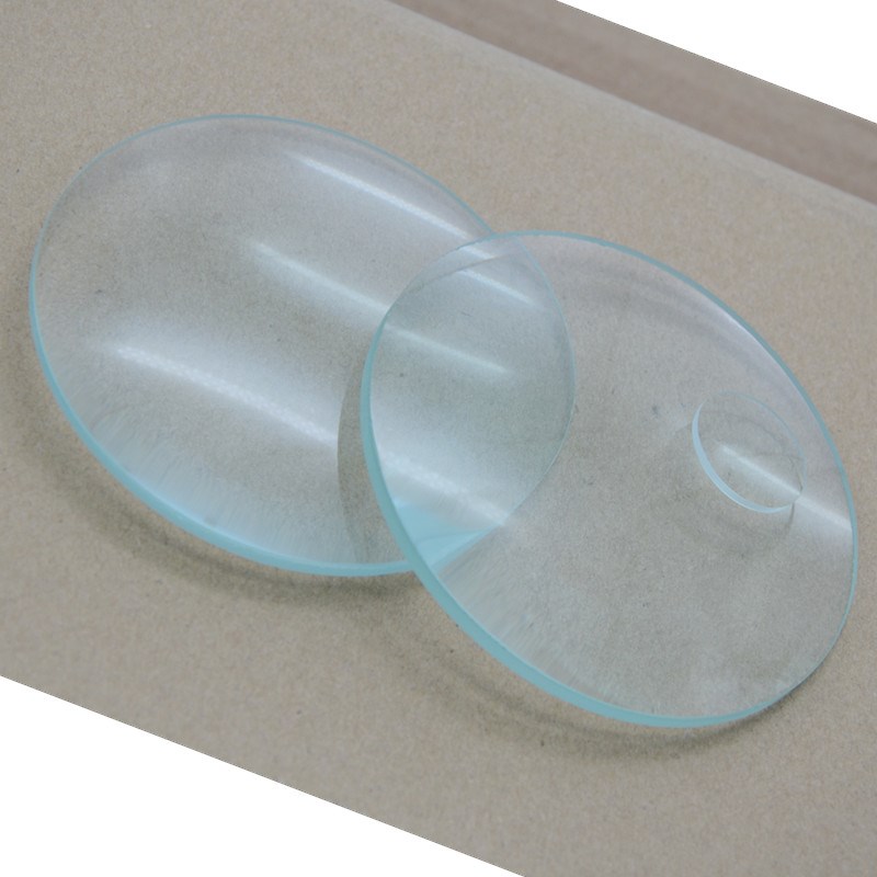 PDOK放大镜玻璃镜片双q凸透镜5D放大镜10倍20倍户外取火阅读扩大