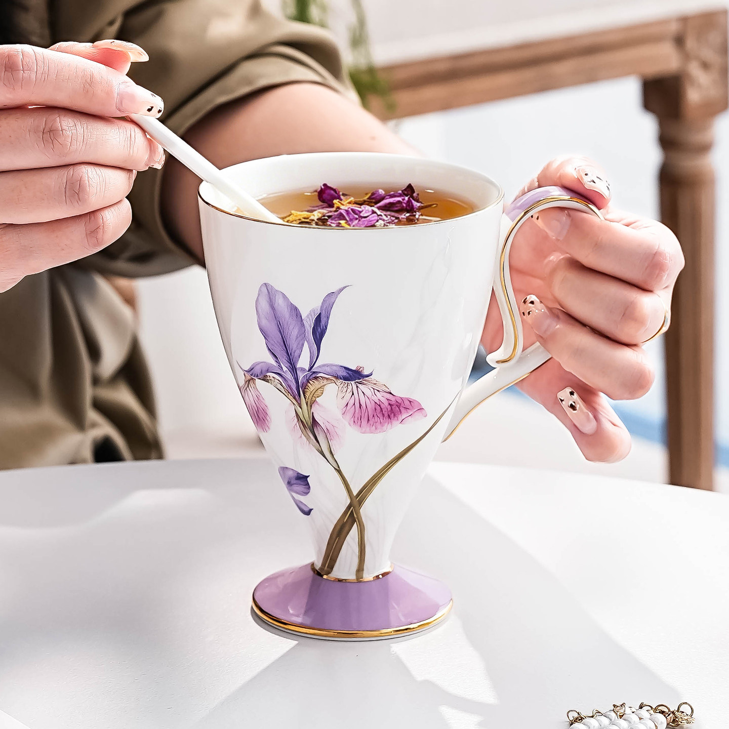 高端骨瓷咖啡杯马克杯礼盒装
