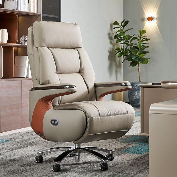 电动老板椅现代办公椅家用椅可躺电脑椅书房午休多功能大班椅