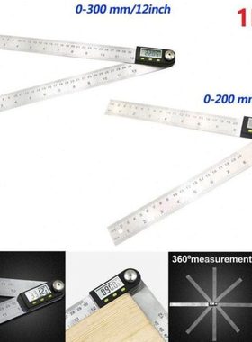 200/300mm Stainless Steel Electronic Goniometer Digital Angl
