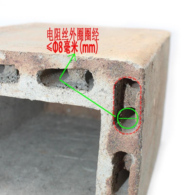 .5 4 8 10 12KW实验室马B弗碳化硅炉膛炉胆 电烤炉箱式电阻炉膛
