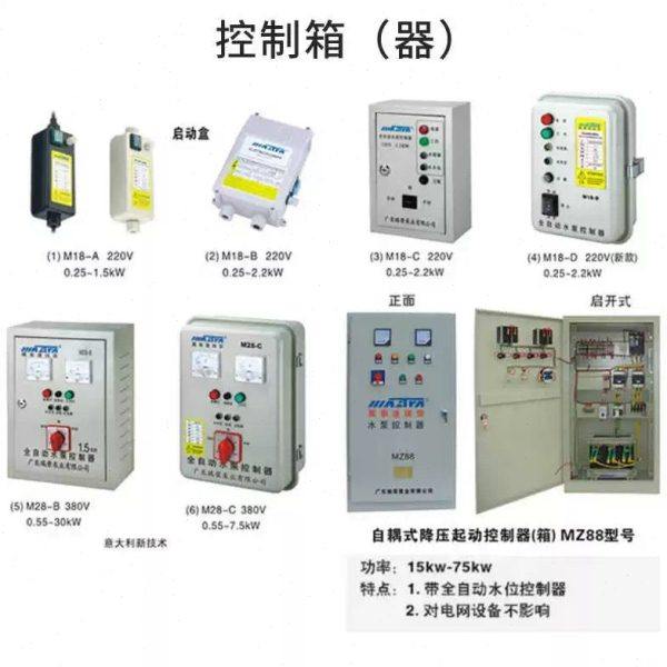 万事达控制箱380V220V深井泵电机控制器全自动功能潜水泵节电M28