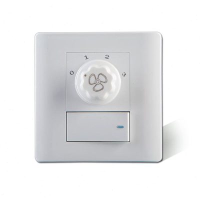 墙壁风扇电扇调速开关插座面板吊扇调速器带灯开关一开单控