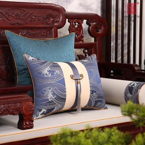 新中式红木沙发坐垫实木家具座垫罗汉床垫子海绵乳胶沙发垫套定制