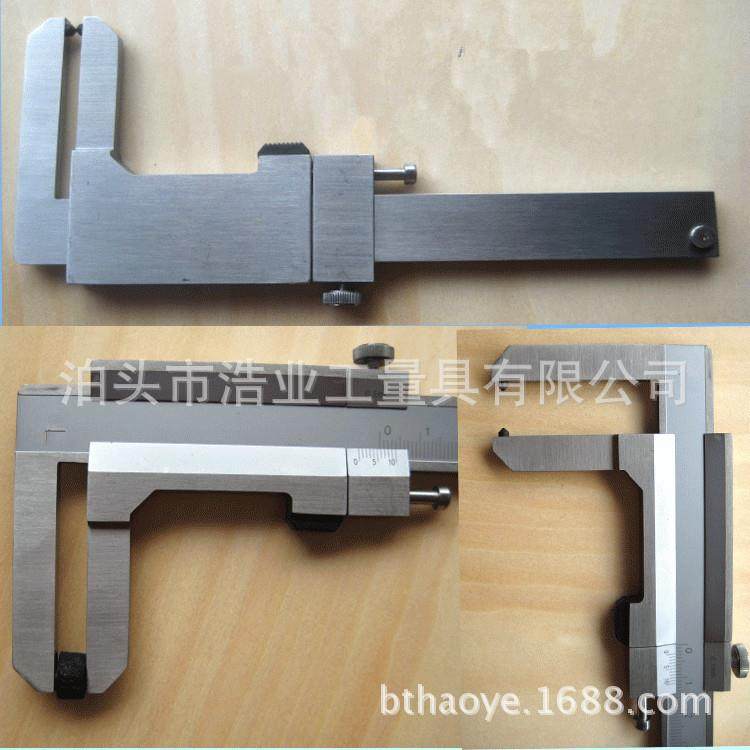 刹车片尖头游标卡尺0-50 刹车盘游标卡尺0-60 刹车鼓 爪长