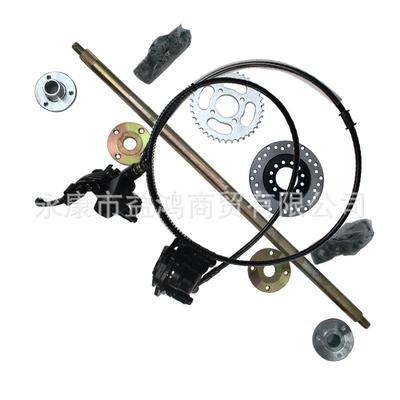 漂移四轮卡丁车 改装后悬挂配件加粗后轴碟刹60—1米5寸法兰50mm