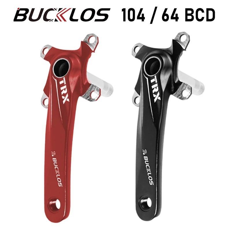 自行车曲柄104/64BCD铝合金自行车曲柄单/双/三链轮自行车曲柄