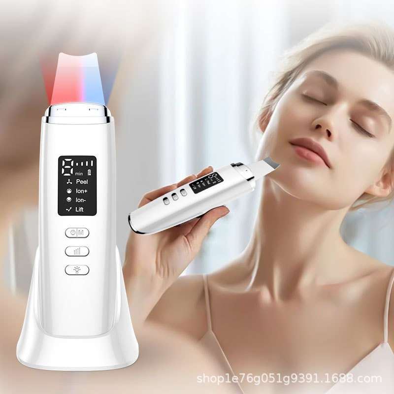 New Ultrasonic Skin Spatula with EMS and Positive/Negative
