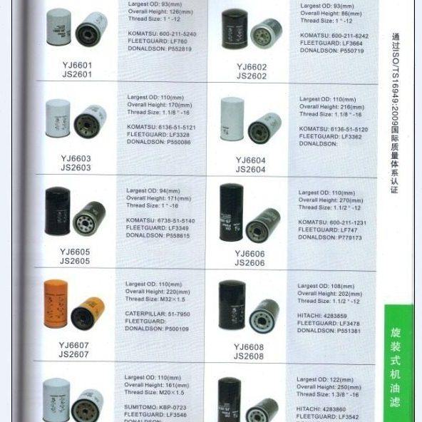 YJ6601 JS2601 旋装式机油滤,标准件/零部件/工业耗材,滤芯,淘宝优惠券,粉丝福利购,淘宝优惠卷
