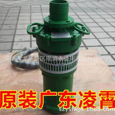 广东凌霄QY150-5-3三相潜水电泵 充油式潜水泵 油浸泵 清水泵6寸