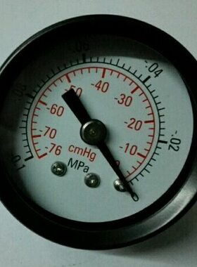MM 负压40hg6cm 真空表0～40 -向直～1z径 mpa -轴42-00外壳-表.7